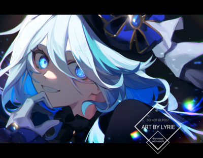 Furina - Genshin Impact *HOLO* Autograph Print