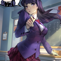 Komi - Komi Can't Communicate Autograph Print