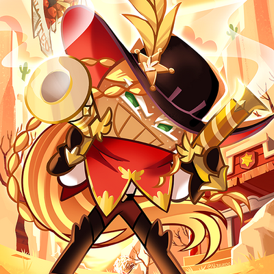 Rye cookie - cookie run: kingdom - *holo* autograph print