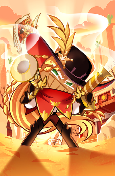 Rye Cookie - Cookie Run: Kingdom - *HOLO* Autograph Print