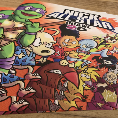 Nick all-star brawl 2 (smash 3ds cover)