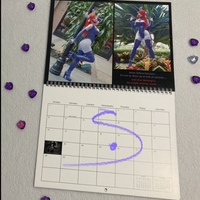 2024 Shocktress Undead (demongirl) Club : WALL Calendar - Thumbnail 4