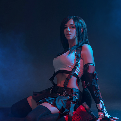 Tifa lockhart with sonic strikers print 3