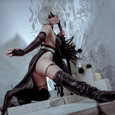 2b cheongsam fanart ver print 2