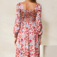 Plus Floral Dress - Thumbnail 2
