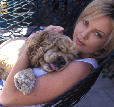 Charlize Theron - set of five (5) fine art mini-print notecards