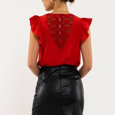 Lace back top - Thumbnail 3