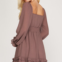 Long Sleeve Dress - Thumbnail 1