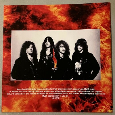 Igniter - phoenix (new import limited colored vinyl lp - 80s seattle metal)