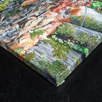 "First Signs Of Fall", Original Acrylic Painting By N.E.Thompson, Artwork Size 16x20 inches - Thumbnail 9