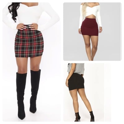 Fashion mini skirt-td - Thumbnail 2