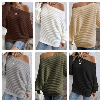 Off The Shoulder Knit Top-TD