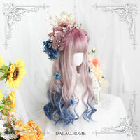 Harajuku Gradient Gentle Curly Princess Long Curly Wig - Thumbnail 1