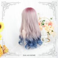 Harajuku Gradient Gentle Curly Princess Long Curly Wig - Thumbnail 2