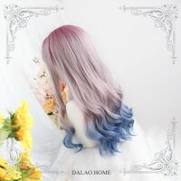 Harajuku Gradient Gentle Curly Princess Long Curly Wig - Thumbnail 3