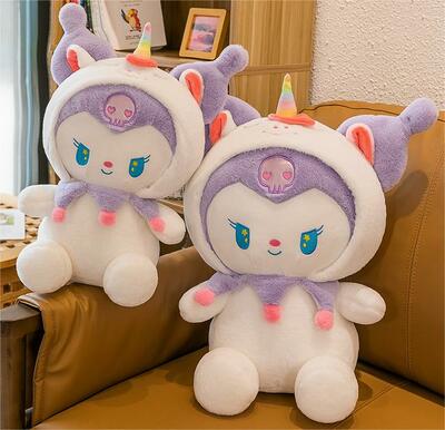 FREE SHIPPING Kawaii kuromi in unicorn plush toy