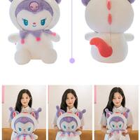 FREE SHIPPING Kawaii kuromi in unicorn plush toy - Thumbnail 7