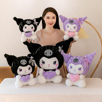 Kawaii Kuromi Love Plush Toy - Thumbnail 2