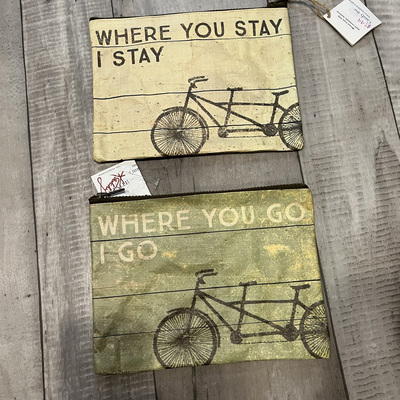 Zipper pouch - where you go