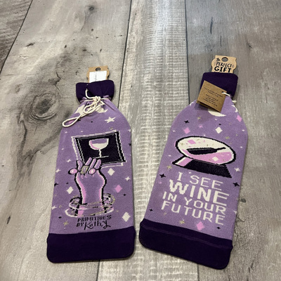 I see wine in your future- wine bottle sleeves