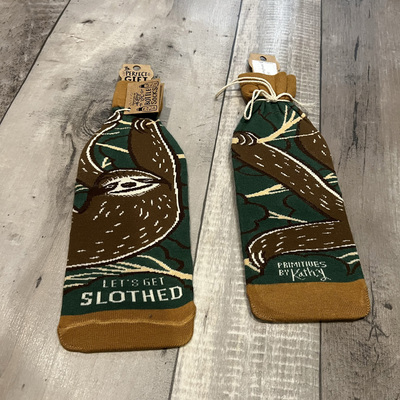 Let's get slothed- wine bottle sleeves