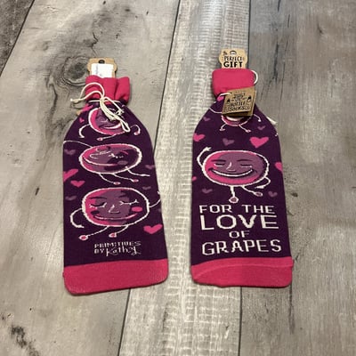 For the love of grapes- wine bottle sleeves