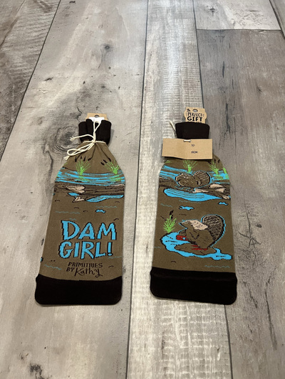 Dam Girl!- Wine Bottle Sleeves