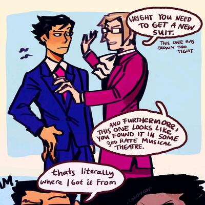 Ace attorney - legally wright print - Thumbnail 4