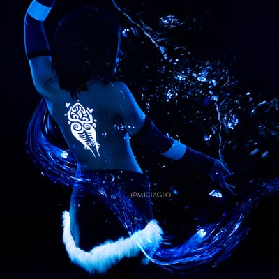 Korra raava waterbending - a6 print