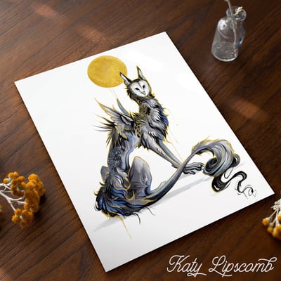 Night spirit dragon - print - Thumbnail 2