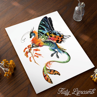 Madagascar Sunset Moth Dragon - Print - Thumbnail 1