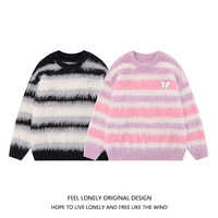 New sweet striped butterfly sweater - Thumbnail 2