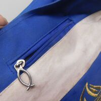 Sailboat Sailing Beach Canvass Handbag  Carry bag w/zippers  & Tote - Thumbnail 4