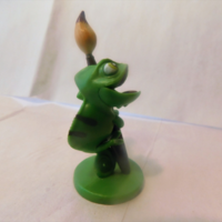 Vintage Disney Iguana Lizard  Figure Animals, Rodents on Flower Bud Pvc - Thumbnail 4