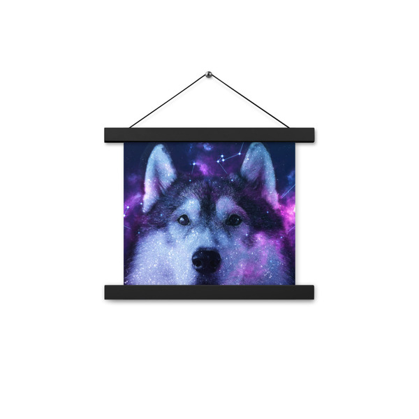 Husky Poster with hangers
