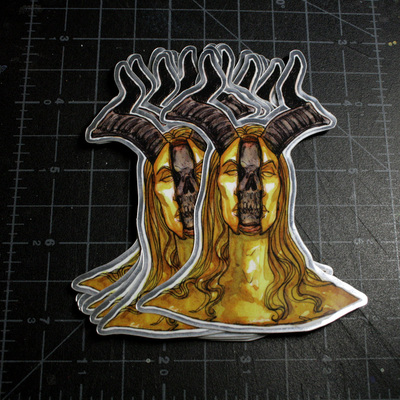 Sticker: tiefling reliquary