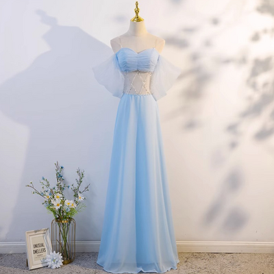 Evening gowns fashion blue super fairy halter temperament sequins party sexy dresses