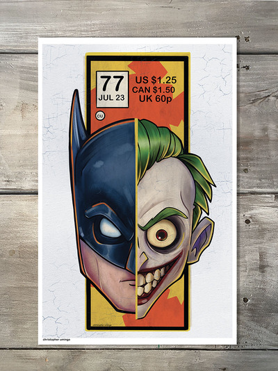 The Bat & The Joke Print