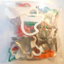 Assorted Christmas Cookie Cutters Metal & Plastic Lot-4