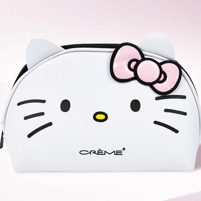 Kitty zipper cosmetic bag