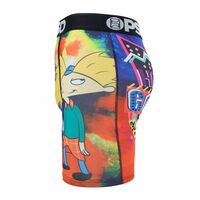 Cartoon Letters Printed Mens Underwear Lingerie lengthen athlete sports boxer shorts breathable underpants P39 - Thumbnail 2