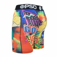 Cartoon Letters Printed Mens Underwear Lingerie lengthen athlete sports boxer shorts breathable underpants P39 - Thumbnail 3