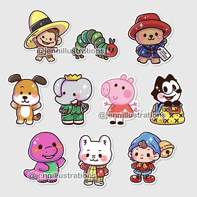 (new) nostalgia stickers