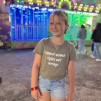 Rights and Wrongs Crop Tee - Thumbnail 2