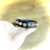 Wave Staggered British stud Wristband - Thumbnail 2