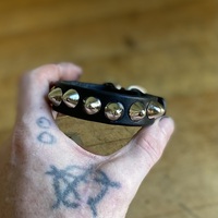 Wave Staggered British stud Wristband - Thumbnail 3