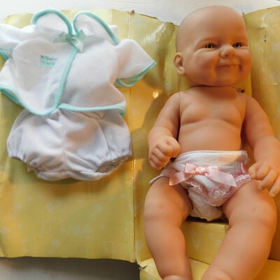 16" silicone like scented baby doll souvenir scrapbook babies realistic life like vintage