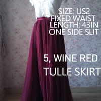 Women Tulle Skirt Outfit,Tulle Maxi Skirt,  Wedding Maxi Skirt, Bridesmaid Tulle Skirt, High Waist Plus Size - Thumbnail 4