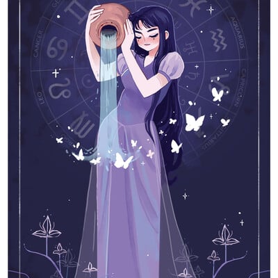 Zodiac girl - aquarius