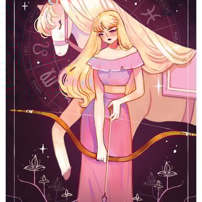 Zodiac girl - sagittarius